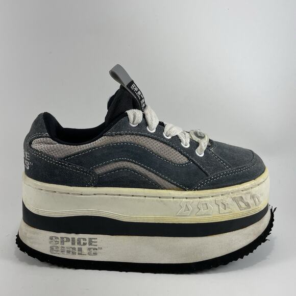 Spice Girls Official Tour Merchandise Platform Sneakers Women 37 US 6 Y2K Rare - Picture 1 of 11